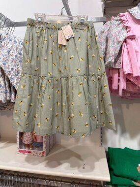 NWT Early Sunday Joyce Honey Bees Skirt